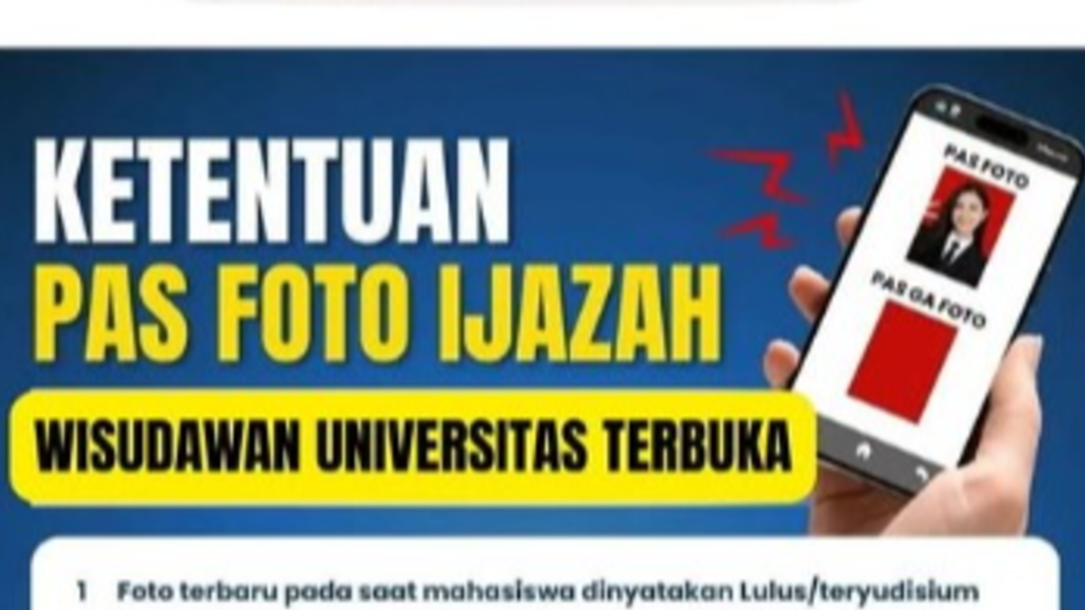 KETENTUAN PAS FOTO WISUDA