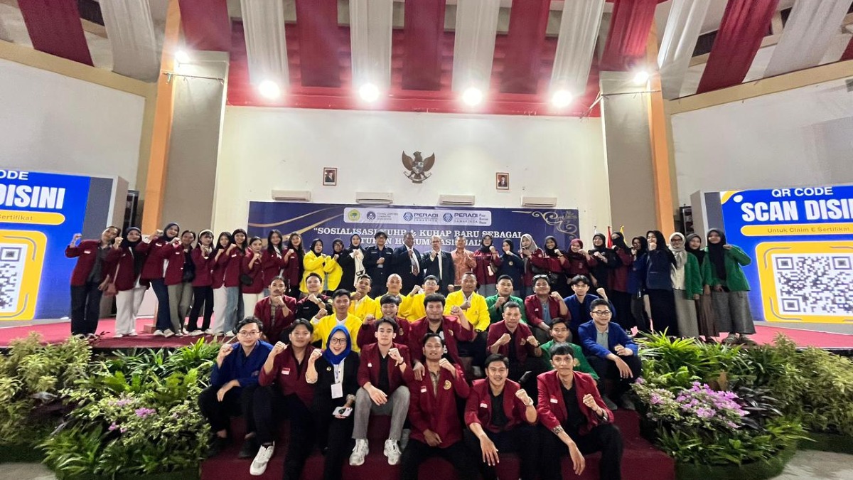 SOSIALISASI KUHP dan KUHAP BARU SEBAGAI ATURAN HUKUM NASIONAL